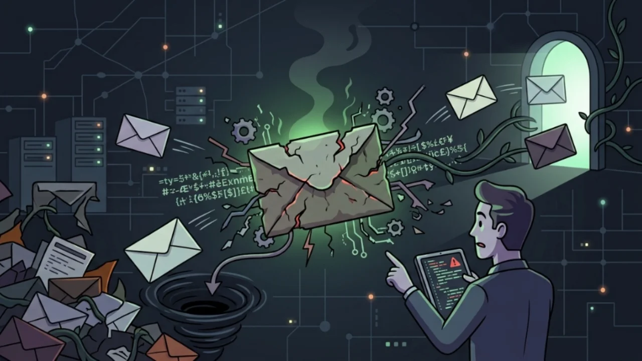 Anatomia de um e-mail zumbi: quando o ISO-8859-1 e as violações de RFC destroem a entregabilidade
