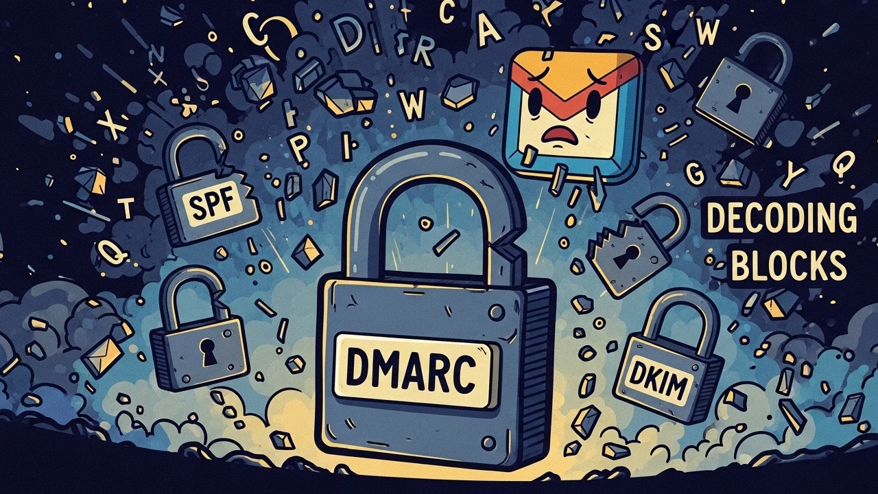 Além do SPF e DKIM: decifrando bloqueios do Gmail e a importância do DMARC