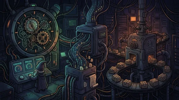 Anatomia do crontab, comportamento do kernel e manutenção do spool de e-mails no Exim