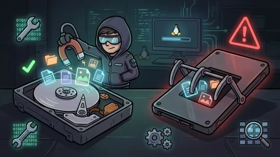Recuperação de dados após formatação e instalação de Linux: limites técnicos e o impacto do TRIM em SSDs
