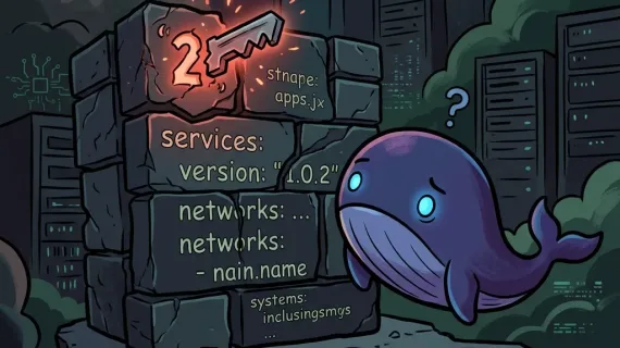 Docker compose: understanding the "non-string key at top level" error