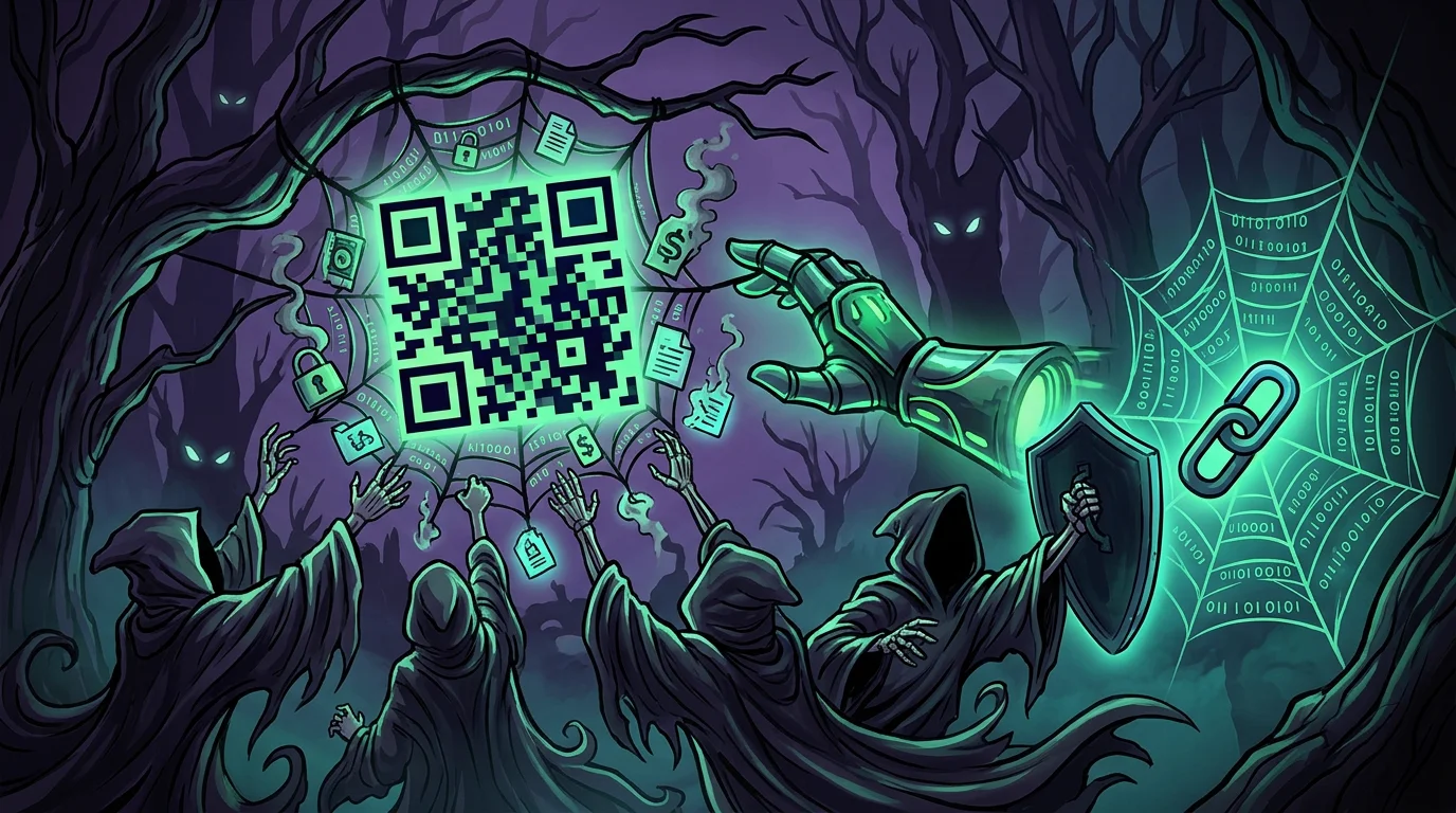 O golpe do QR code falso e como proteger seus links no mundo real