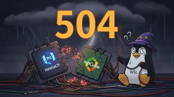 HestiaCP + IonCube: Installation by PHP Version, Corrupted File Fix, and 504 Timeout Troubleshooting