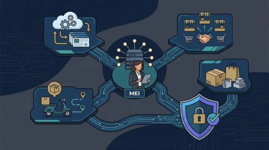 Hybrid MEI tax ID architecture: SaaS, marketplace, delivery, and physical products under stripe compliance