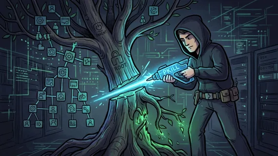 Killing cascading process trees in Linux with pkill without leaving orphaned children