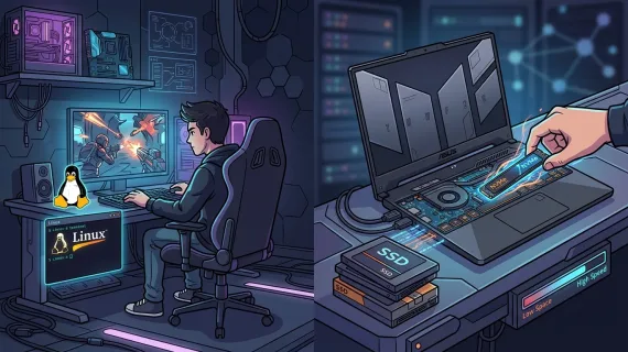 From performance to upgrade: gaming on Linux and picking the right SSD for the ASUS TUF F16