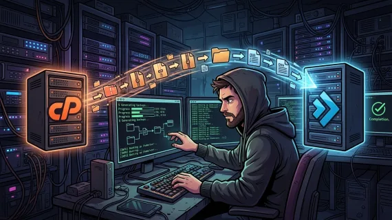 Migrating from cPanel to DirectAdmin: how to generate backups via CLI