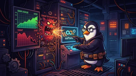 Optimizing memory and killing SWAP exhaustion on Linux servers with aaPanel