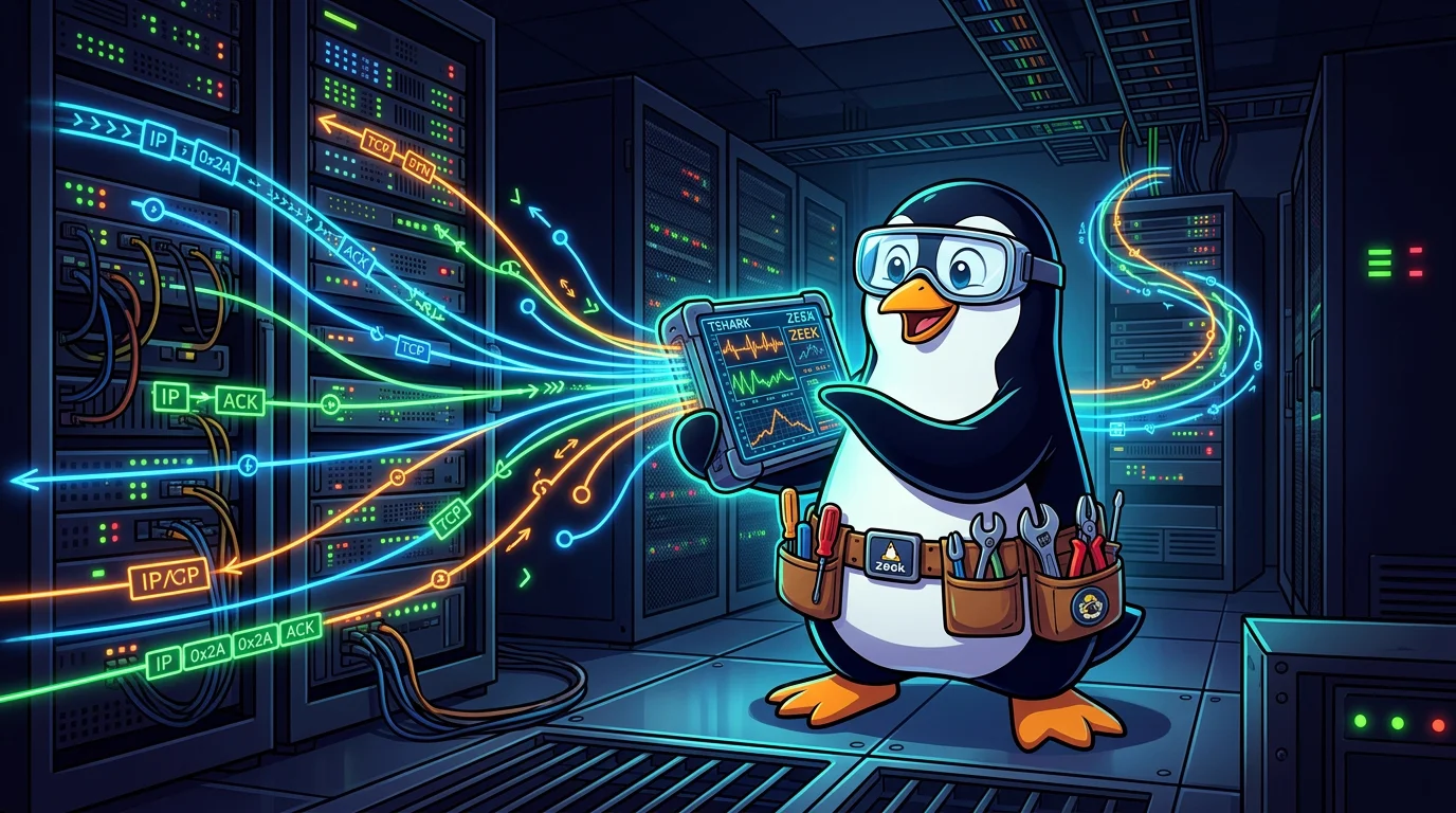 Lidando com PCAPs gigantes: do script lento ao processamento eficiente com Tshark, Editcap e Zeek