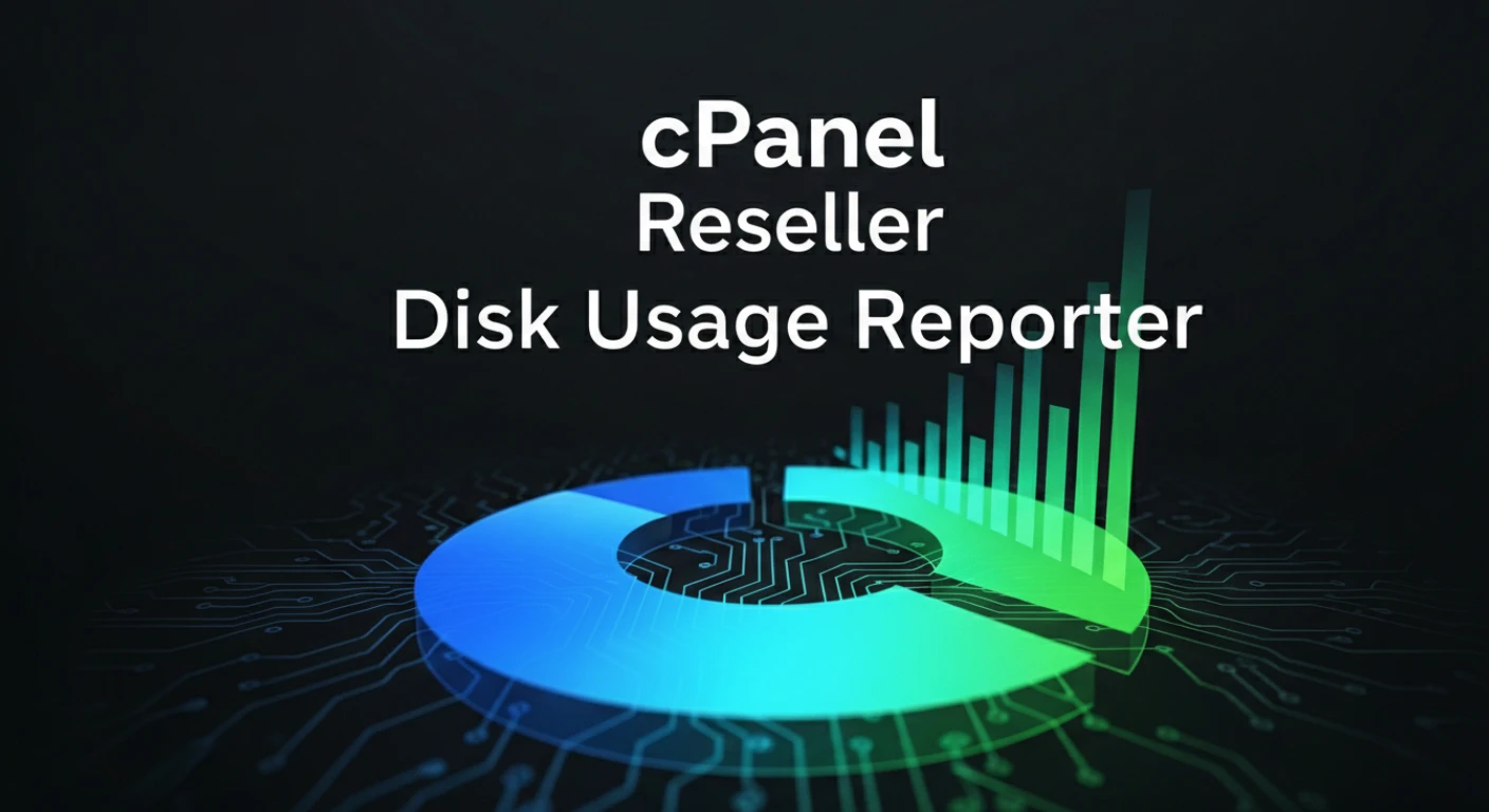cPanel Reseller Disk Usage Reporter