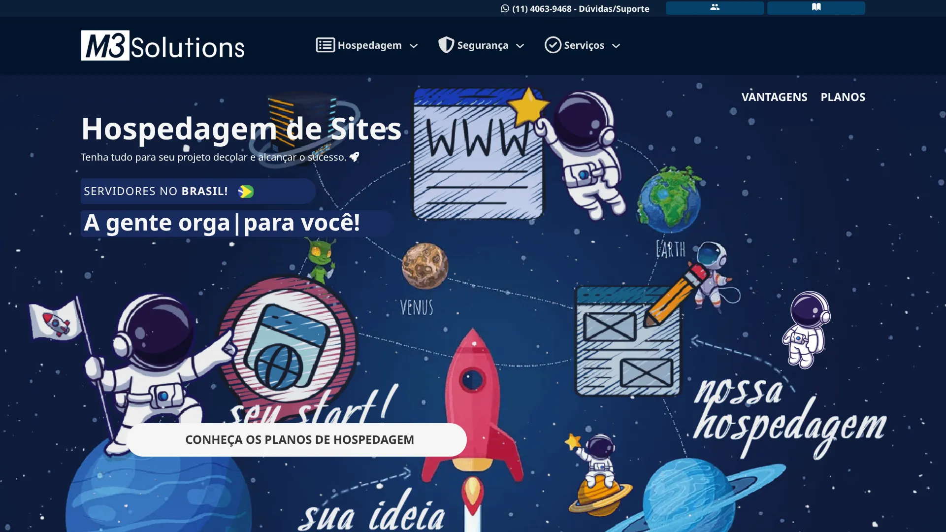 Projeto Piloto Hospedagem M3Solutions