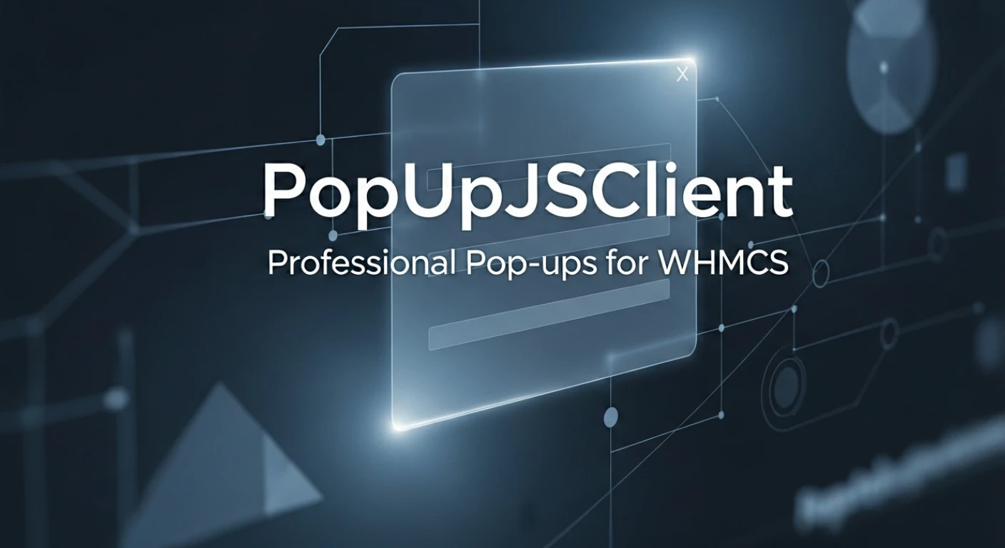 Popup JS Client (WHMCS)