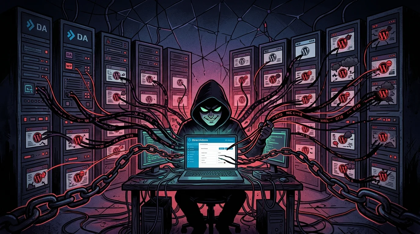 Main cover - Incident Response: DirectAdmin Session Hijacking and WordPress Mass Infection